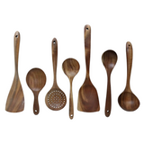 7pcs Wooden Utensil Set